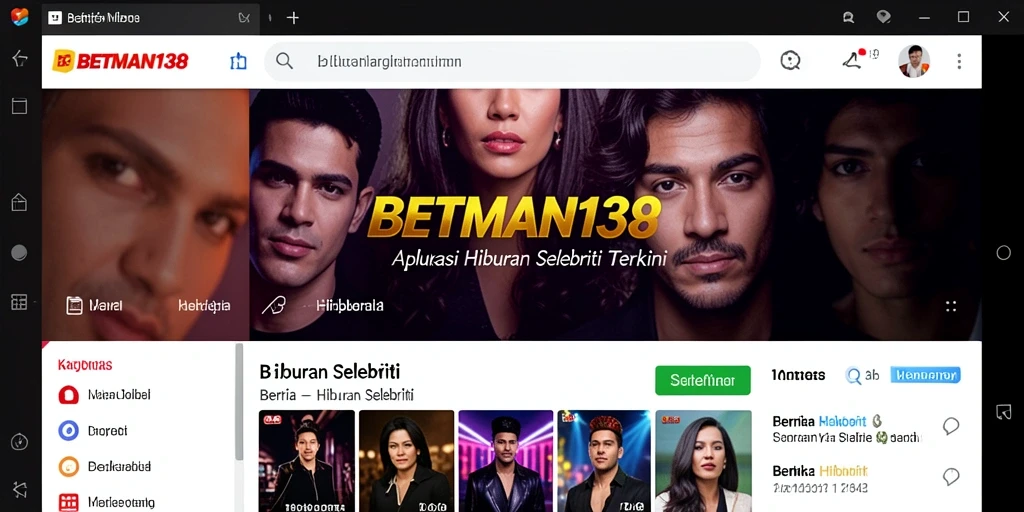 Tampilan antarmuka BETMAN138 yang menarik dan informatif.