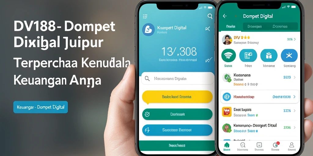 Antarmuka DV188 yang modern dan mudah digunakan.