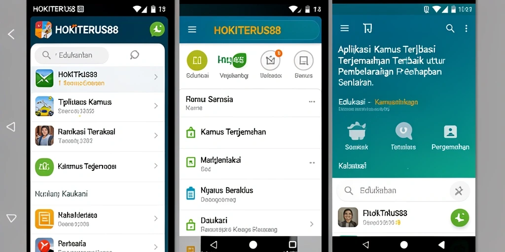 Tampilan antarmuka HOKITERUS88 yang sederhana dan intuitif.