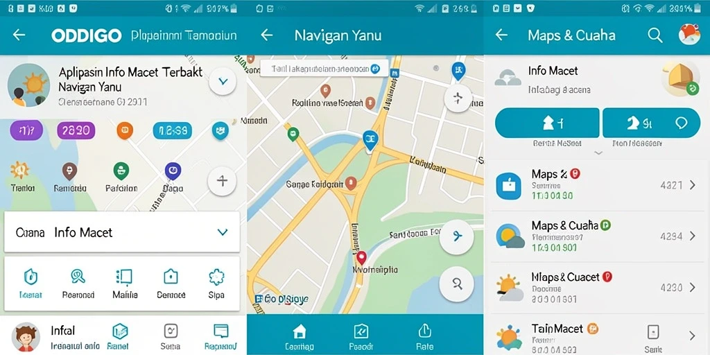 Tampilan antarmuka ODDIGO yang informatif dan mudah digunakan.