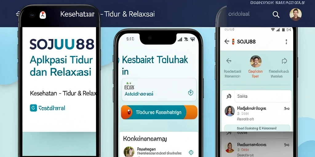 Antarmuka SOJU88 yang menenangkan dan fungsional untuk tidur lebih baik.