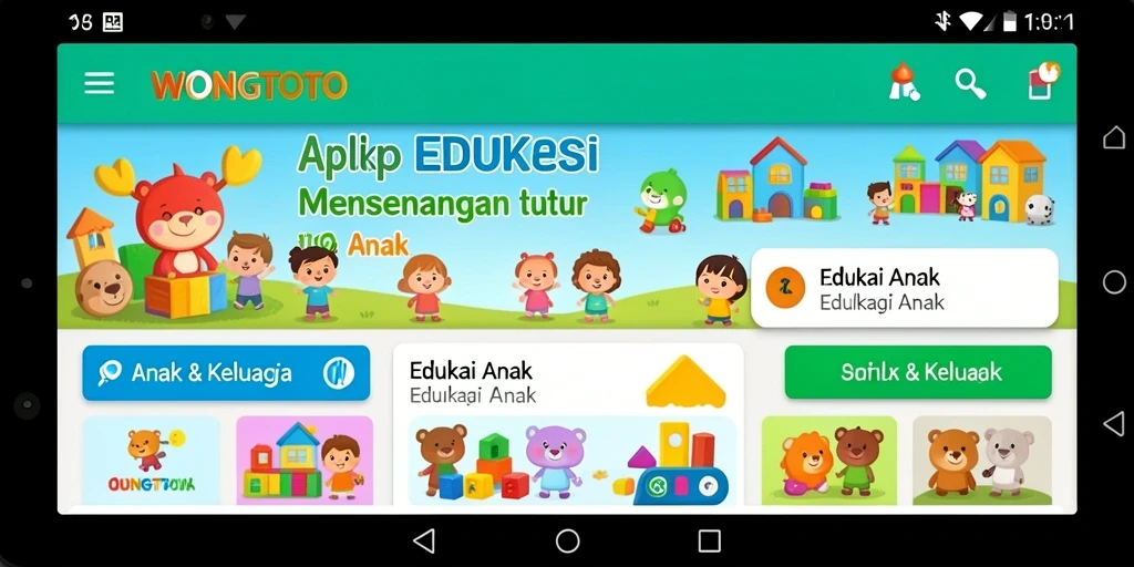 Tampilan antarmuka WONGTOTO yang menarik dan edukatif.